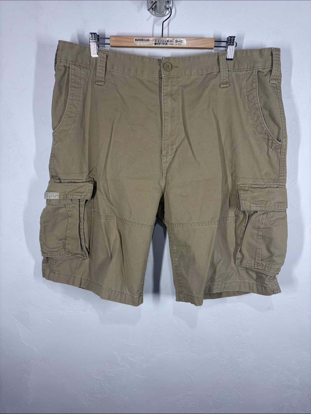 Nautica Men's Cargo Shorts in Khaki Tan with Utility Pockets size 40